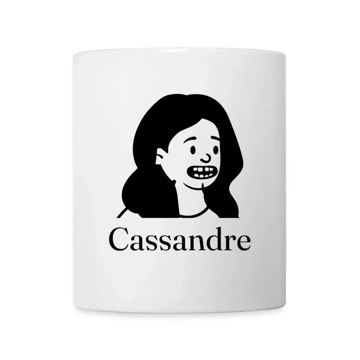 Mug personnalisé au prénom Cassandre