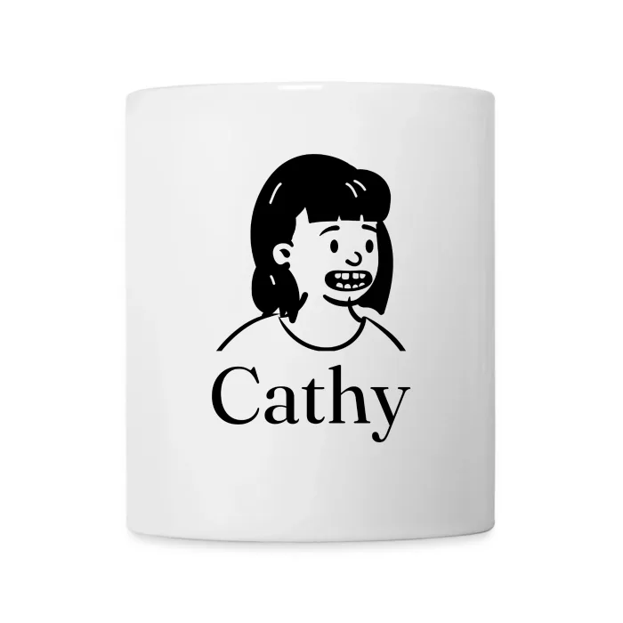 Mug personnalisé au prénom Cathy