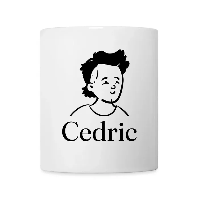 Mug personnalisé au prénom Cedric