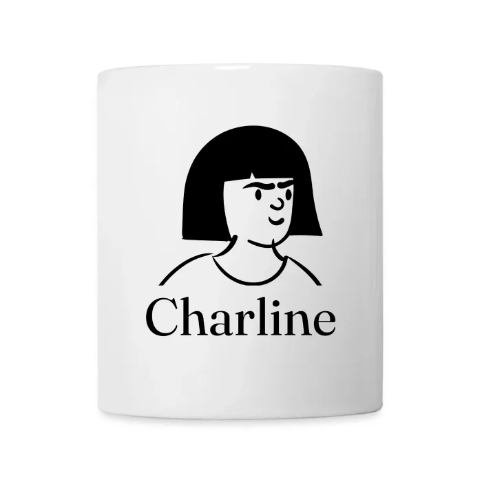Mug personnalisé au prénom Charline