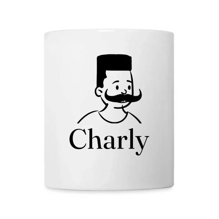 Mug personnalisé au prénom Charly