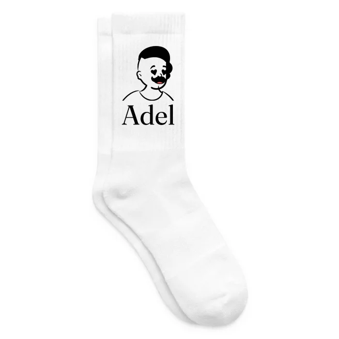 Chaussettes personnalisées au prénom Adel