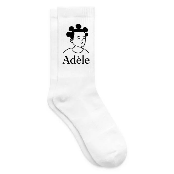 Chaussettes personnalisées au prénom Adèle