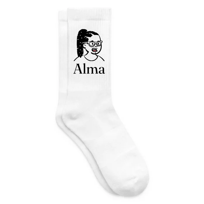 Chaussettes personnalisées au prénom Alma