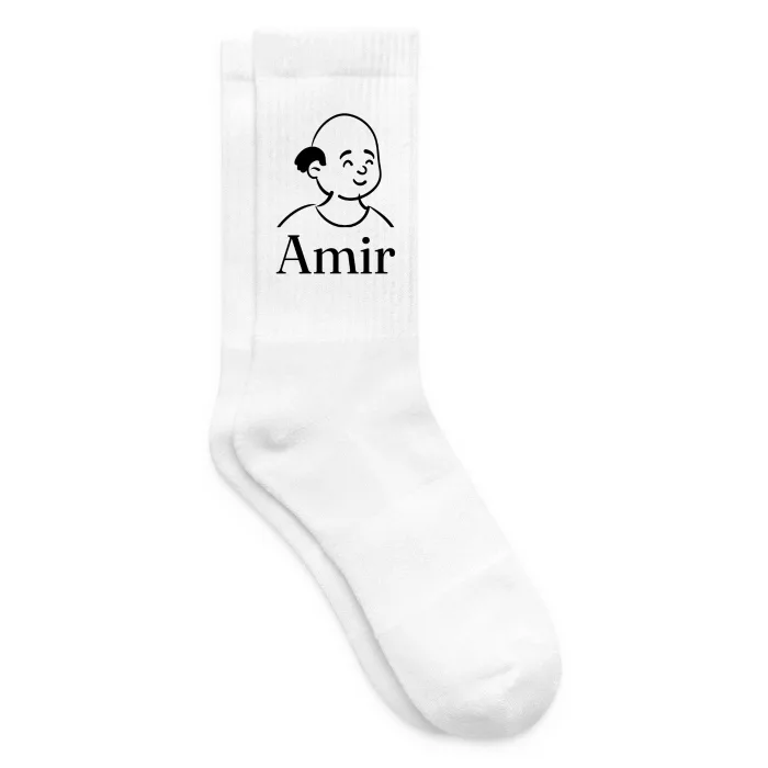 Chaussettes personnalisées au prénom Amir