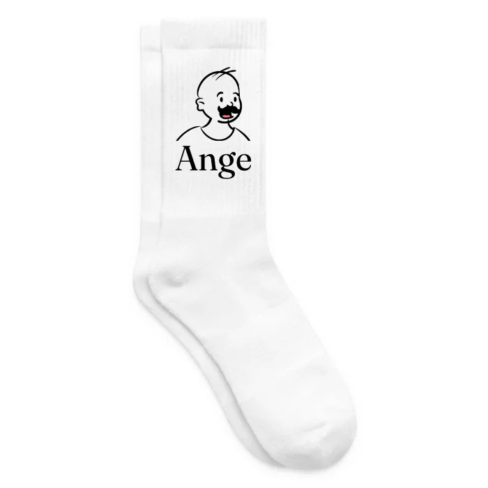 Chaussettes personnalisées au prénom Ange