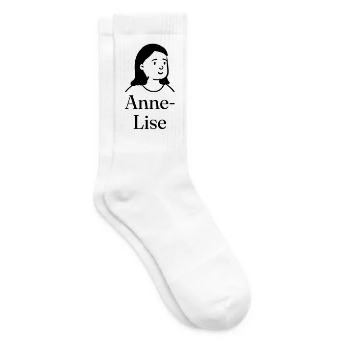 Chaussettes personnalisées au prénom Anne-Lise