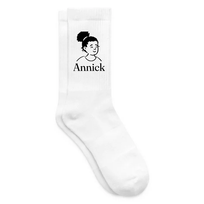 Chaussettes personnalisées au prénom Annick
