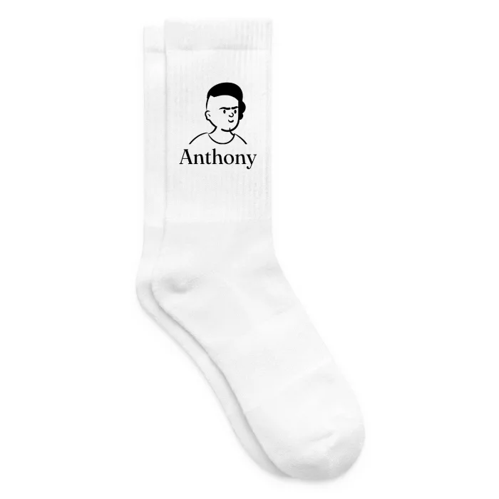 Chaussettes personnalisées au prénom Anthony