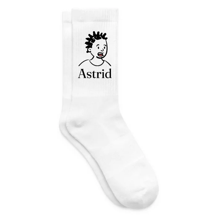 Chaussettes personnalisées au prénom Astrid