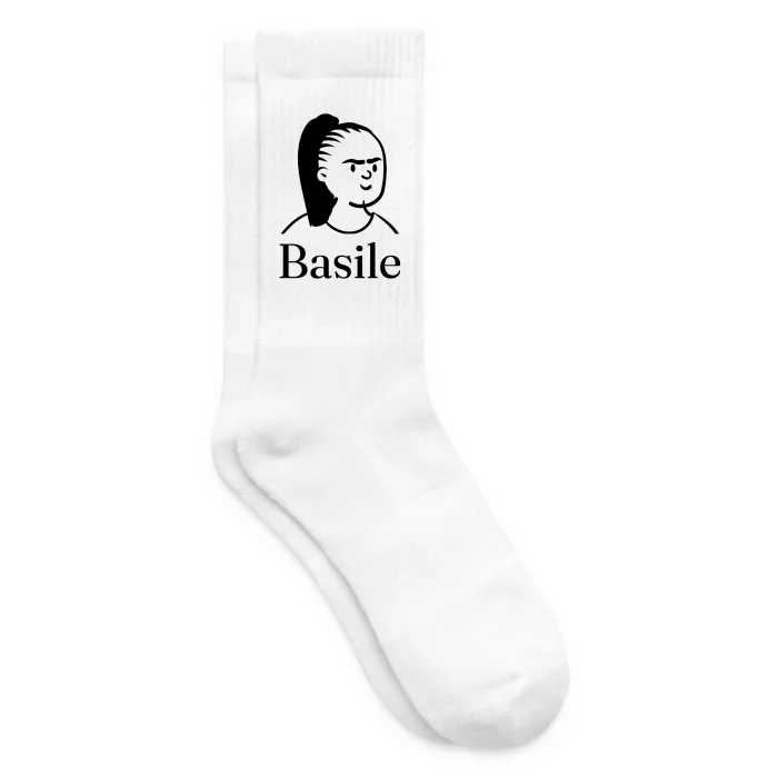 Chaussettes personnalisées au prénom Basile