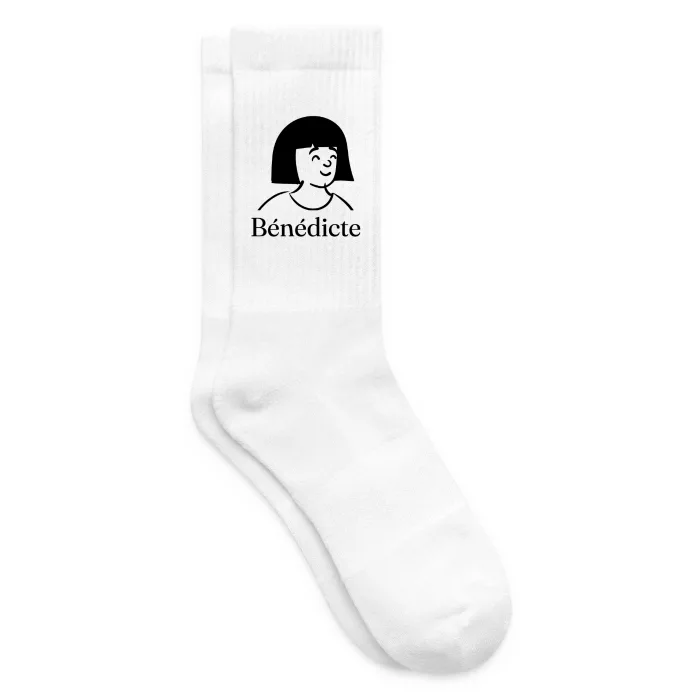 Chaussettes personnalisées au prénom Bénédicte