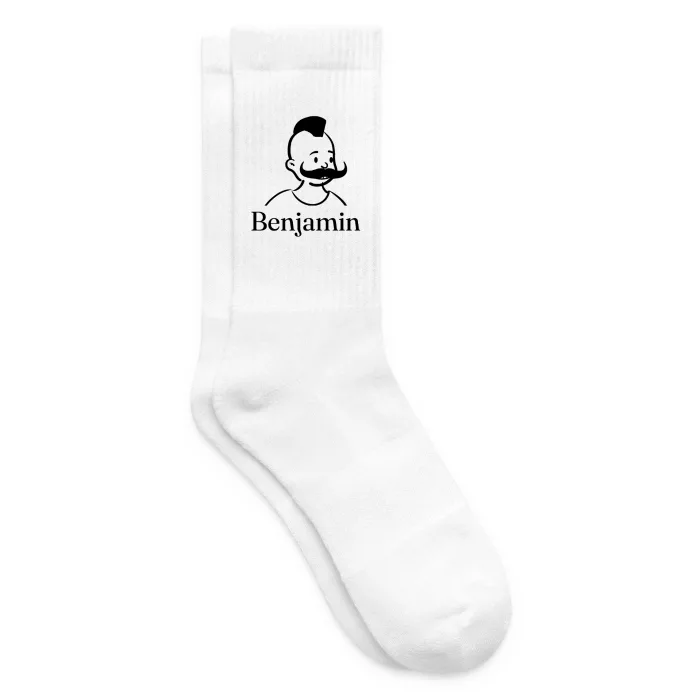 Chaussettes personnalisées au prénom Benjamin
