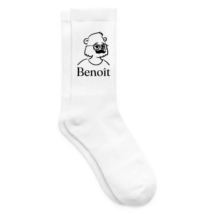 Chaussettes personnalisées au prénom Benoît