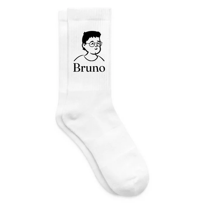 Chaussettes personnalisées au prénom Bruno