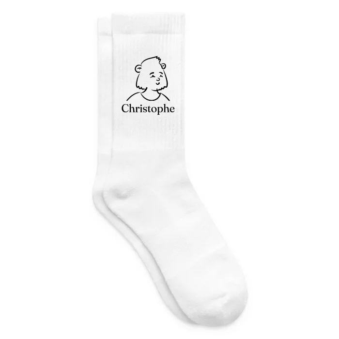 Chaussettes personnalisées au prénom Christophe