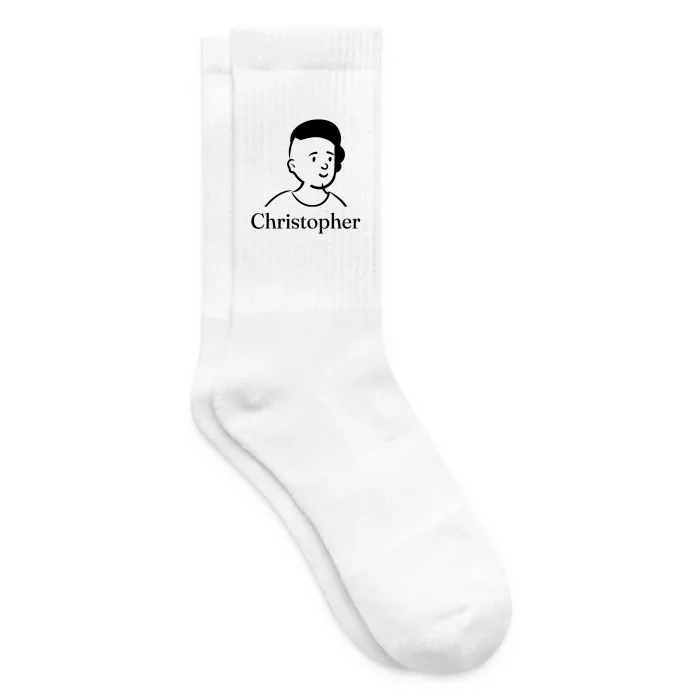 Chaussettes personnalisées au prénom Christopher