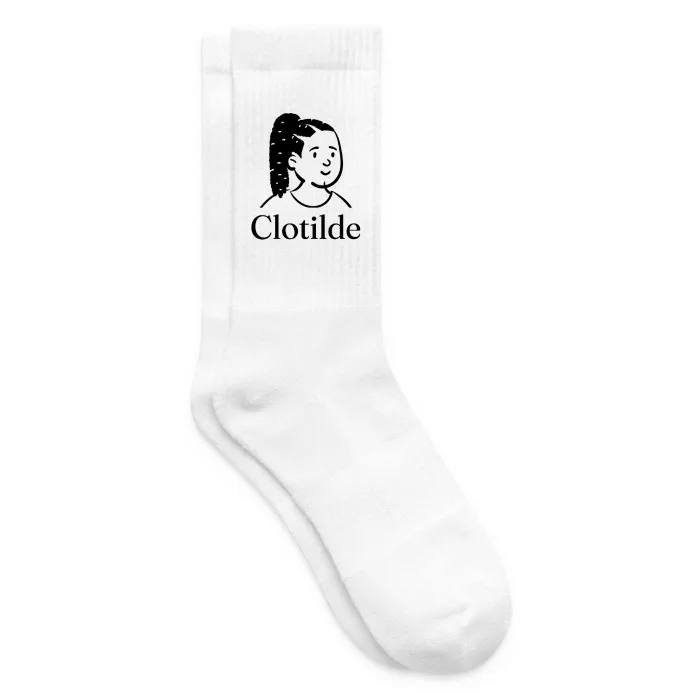 Chaussettes personnalisées au prénom Clotilde