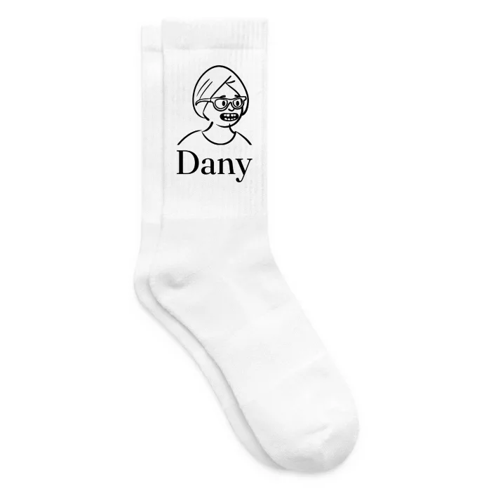 Chaussettes personnalisées au prénom Dany