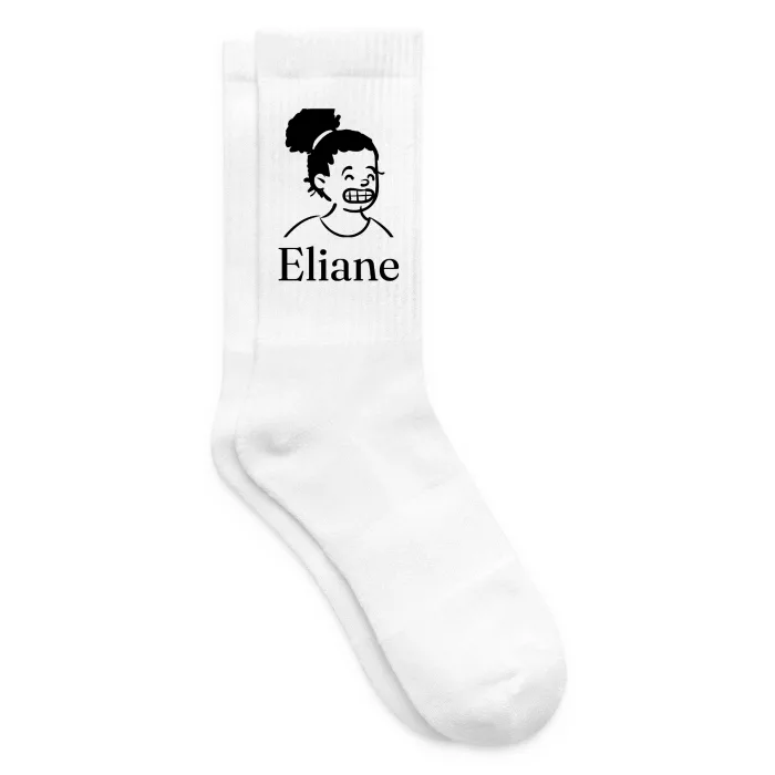 Chaussettes personnalisées au prénom Eliane