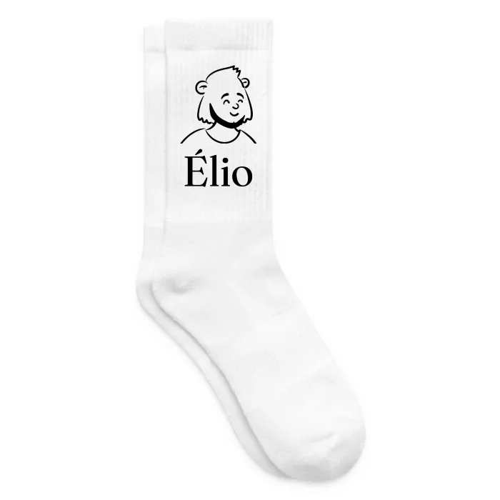 Chaussettes personnalisées au prénom Élio