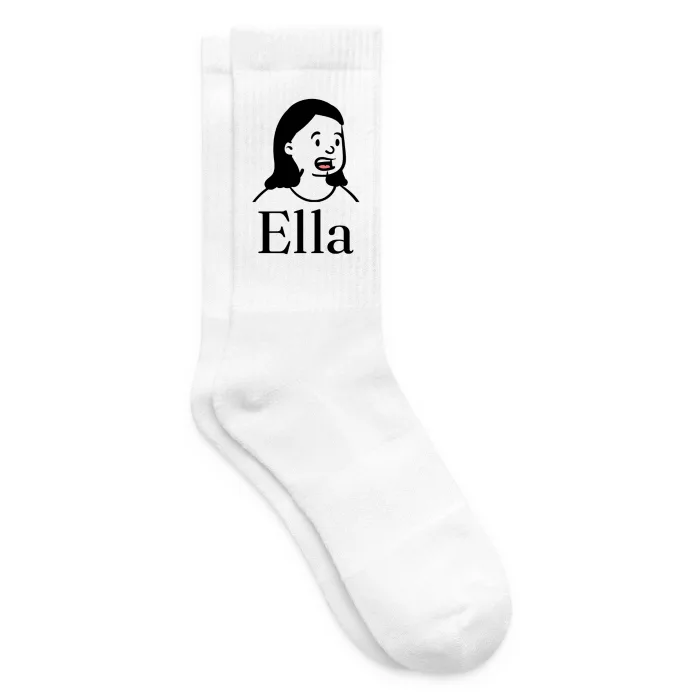 Chaussettes personnalisées au prénom Ella