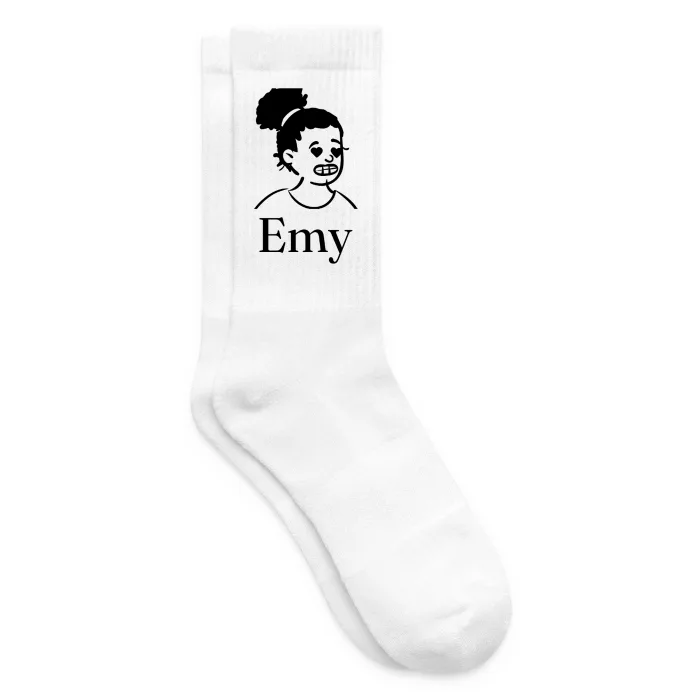 Chaussettes personnalisées au prénom Emy