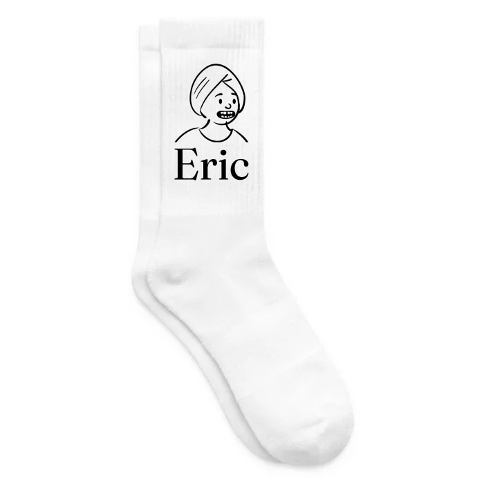 Chaussettes personnalisées au prénom Eric