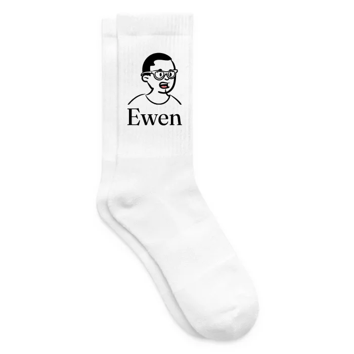 Chaussettes personnalisées au prénom Ewen