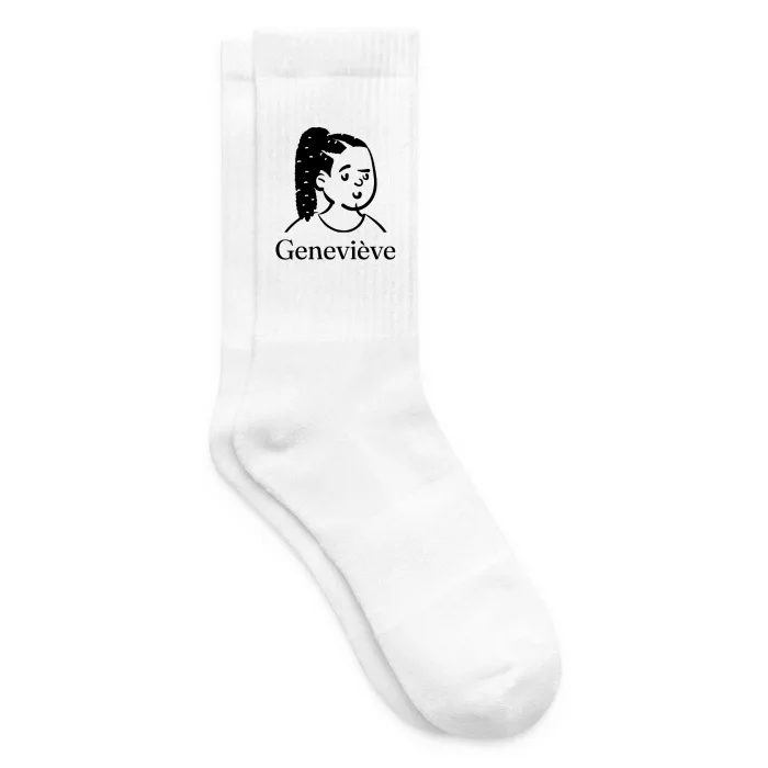Chaussettes personnalisées au prénom Geneviève