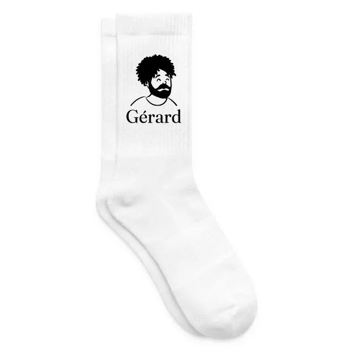 Chaussettes personnalisées au prénom Gérard