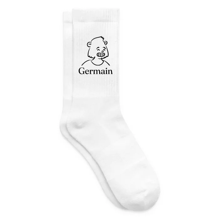 Chaussettes personnalisées au prénom Germain