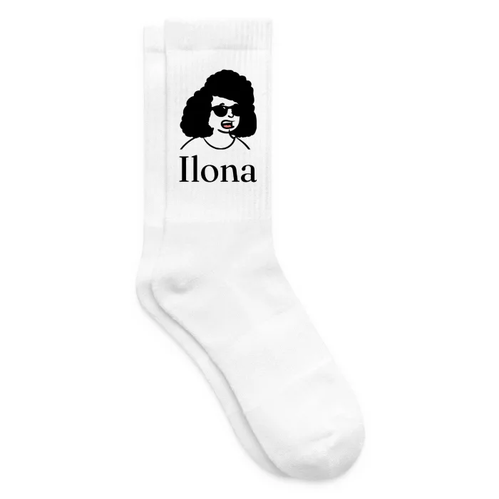 Chaussettes personnalisées au prénom Ilona