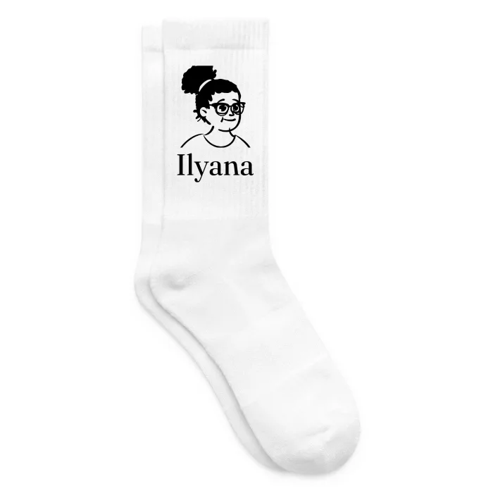 Chaussettes personnalisées au prénom Ilyana
