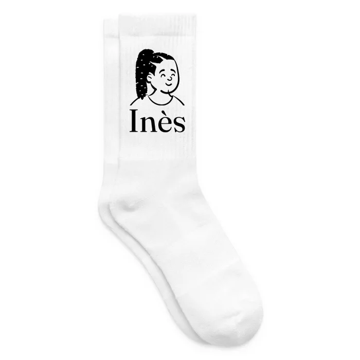 Chaussettes personnalisées au prénom Inès
