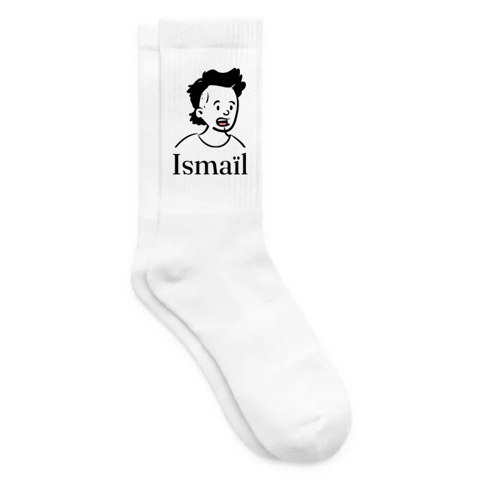 Chaussettes personnalisées au prénom Ismaïl