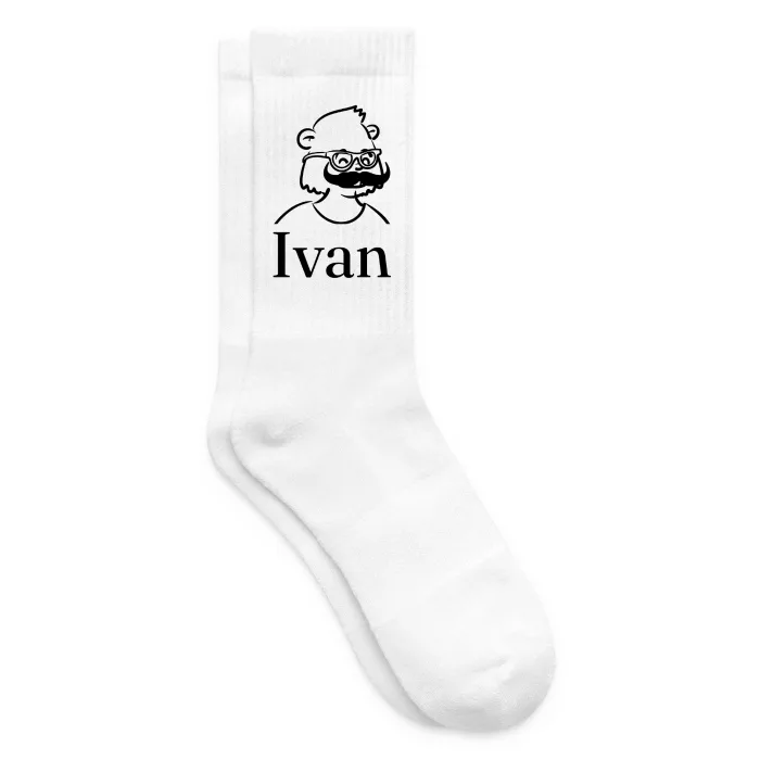 Chaussettes personnalisées au prénom Ivan