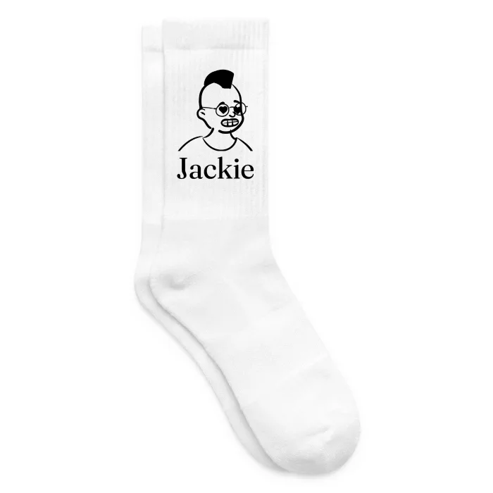 Chaussettes personnalisées au prénom Jackie