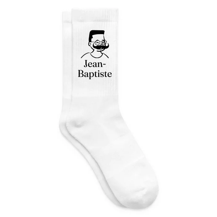 Chaussettes personnalisées au prénom Jean-Baptiste