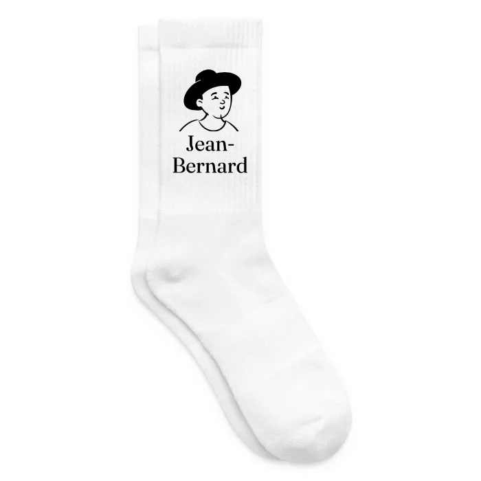 Chaussettes personnalisées au prénom Jean-Bernard