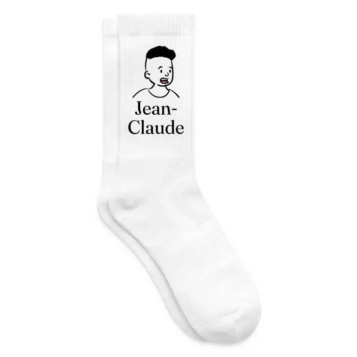 Chaussettes personnalisées au prénom Jean-Claude