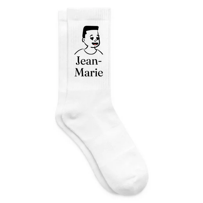 Chaussettes personnalisées au prénom Jean-Marie