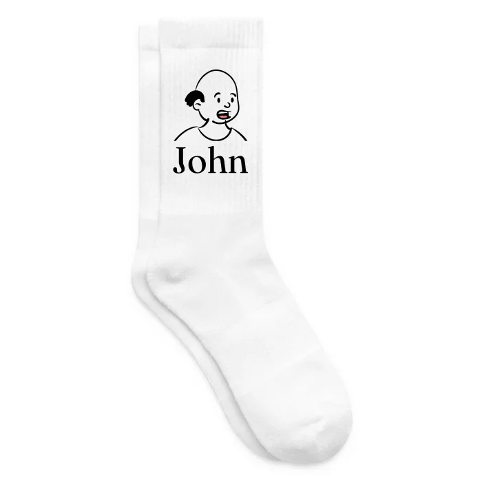 Chaussettes personnalisées au prénom John