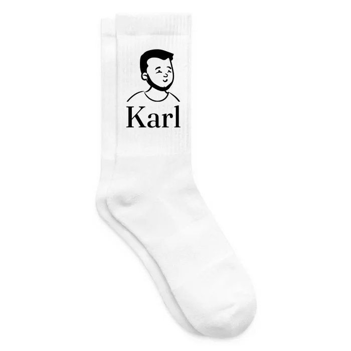 Chaussettes personnalisées au prénom Karl