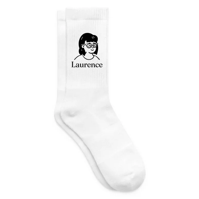 Chaussettes personnalisées au prénom Laurence