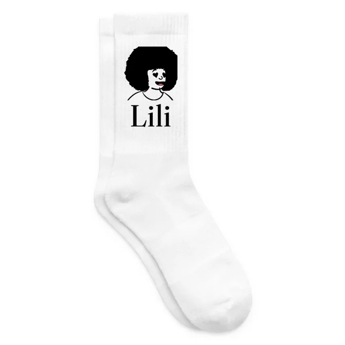Chaussettes personnalisées au prénom Lili