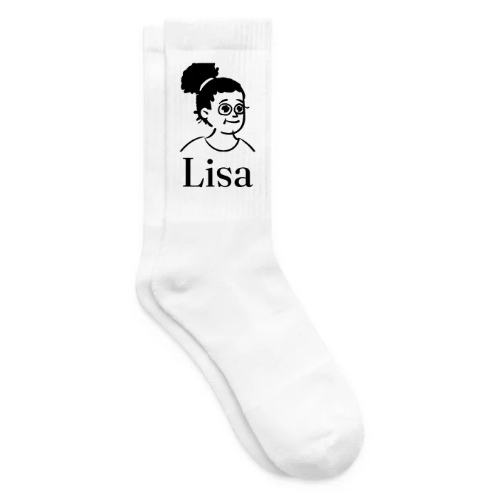 Chaussettes personnalisées au prénom Lisa