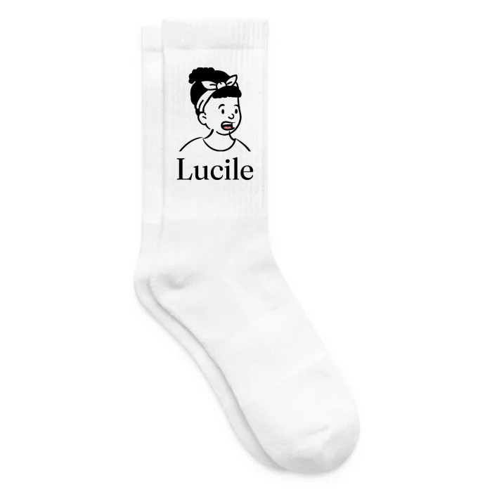 Chaussettes personnalisées au prénom Lucile