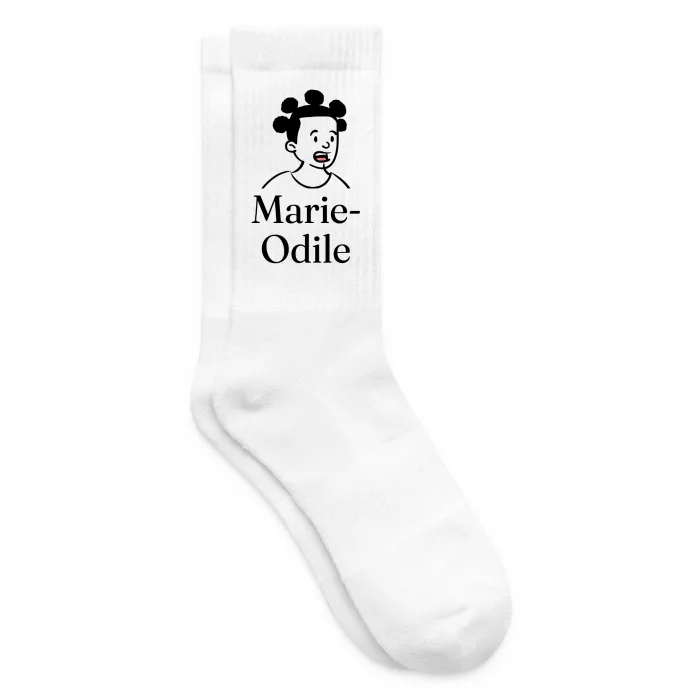Chaussettes personnalisées au prénom Marie-Odile