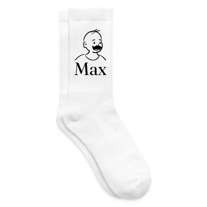 Chaussettes personnalisées au prénom Max